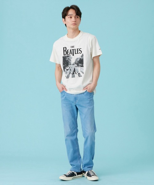 Lee(リー)の「Wrangler/ラングラー PRINT T-SHIRTS【BEATLES】(Tシャツ/カットソー・メンズ・ホワイト/ブラック・SMALL/MEDIUM/LARGE/X-LARGE)」の12枚目の写真