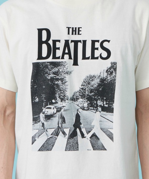 Lee(リー)の「Wrangler/ラングラー PRINT T-SHIRTS【BEATLES】(Tシャツ/カットソー・メンズ・ホワイト/ブラック・SMALL/MEDIUM/LARGE/X-LARGE)」の9枚目の写真