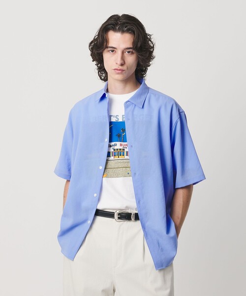 BEAUTY&YOUTH UNITED ARROWS(ビューティーアンドユースユナイテッドアローズ)の「ライト ウェーブ トリクシオン レギュラー シャツ GRANDE TAPERD型(シャツ/ブラウス・メンズ・ライトグレー/ダークグリーン/ライトブルー/ダークグレー・L/M/XL/S)」の4枚目の写真