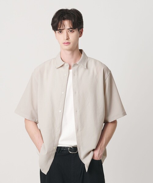 BEAUTY&YOUTH UNITED ARROWS(ビューティーアンドユースユナイテッドアローズ)の「ライト ウェーブ トリクシオン レギュラー シャツ GRANDE TAPERD型(シャツ/ブラウス・メンズ・ライトグレー/ダークグリーン/ライトブルー/ダークグレー・L/M/XL/S)」の5枚目の写真