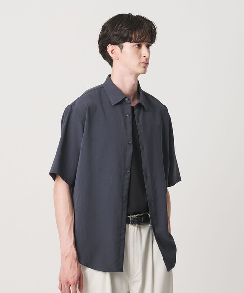 BEAUTY&YOUTH UNITED ARROWS(ビューティーアンドユースユナイテッドアローズ)の「ライト ウェーブ トリクシオン レギュラー シャツ GRANDE TAPERD型(シャツ/ブラウス・メンズ・ライトグレー/ダークグリーン/ライトブルー/ダークグレー・L/M/XL/S)」の6枚目の写真