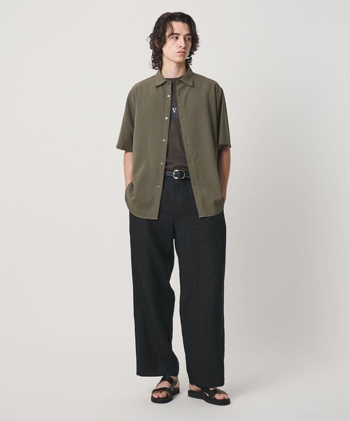 BEAUTY&YOUTH UNITED ARROWS(ビューティーアンドユースユナイテッドアローズ)の「ライト ウェーブ トリクシオン レギュラー シャツ GRANDE TAPERD型(シャツ/ブラウス・メンズ・ライトグレー/ダークグリーン/ライトブルー/ダークグレー・L/M/XL/S)」の11枚目の写真