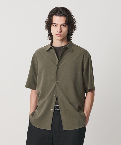 BEAUTY&YOUTH UNITED ARROWS(ビューティーアンドユースユナイテッドアローズ)の「ライト ウェーブ トリクシオン レギュラー シャツ GRANDE TAPERD型(シャツ/ブラウス・メンズ・ライトグレー/ダークグリーン/ライトブルー/ダークグレー・L/M/XL/S)」の12枚目の写真