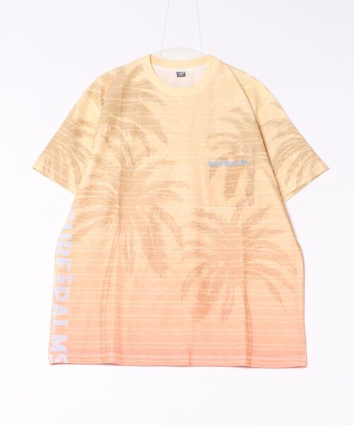 Kahiko(カヒコ)の「【Kahiko】SURF&Palms カカパメンズTシャツ(Tシャツ/カットソー・メンズ・ブルー/ホワイト/オレンジ/ネイビー・FREE)」の4枚目の写真