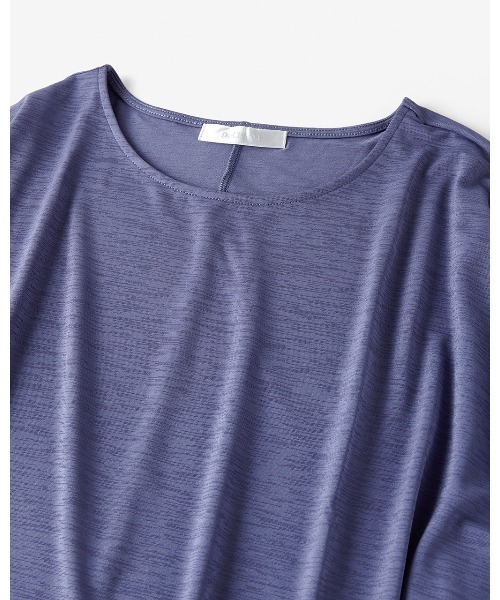 DoCLASSE( ドゥクラッセ)の「UVスラブ・ドルマンタックプルオーバー(Tシャツ/カットソー・レディース・ネイビー/ストーン/グレー/パープル/ブラック/キナリ・M/L/S)」の17枚目の写真