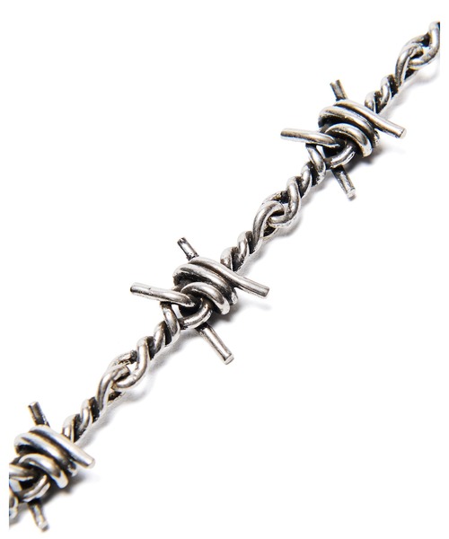 uniform experiment（ユニフォームエクスペリメント）の「BARBED WIRE BRACELET（ブレスレット・メンズ・シルバー・FREE）」の3枚目の写真