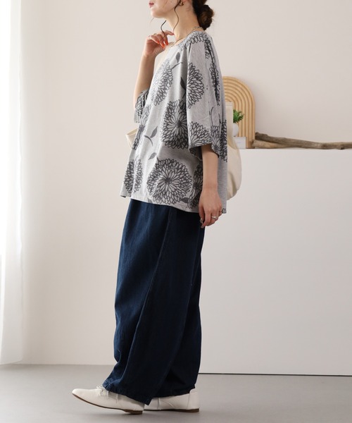 BARNDOOR（バーンドア）の「20天竺ドルマンプルオーバー 26SS（Tシャツ/カットソー・レディース・オートミール・FREE）」の18枚目の写真