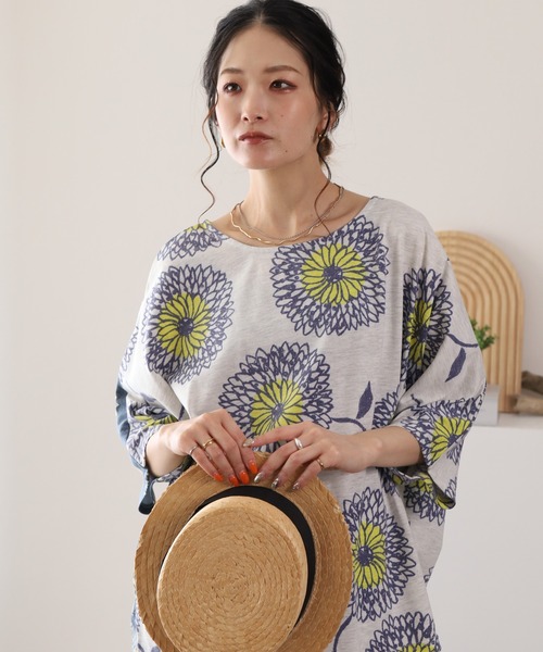 BARNDOOR（バーンドア）の「20天竺ドルマンプルオーバー 26SS（Tシャツ/カットソー・レディース・オートミール・FREE）」の14枚目の写真