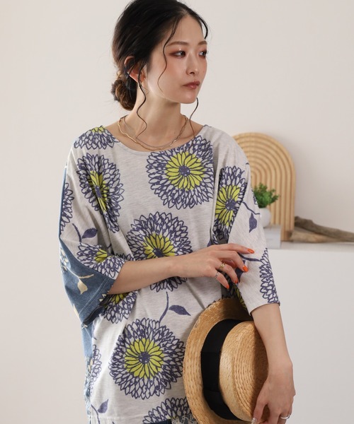 BARNDOOR（バーンドア）の「20天竺ドルマンプルオーバー 26SS（Tシャツ/カットソー・レディース・オートミール・FREE）」の15枚目の写真