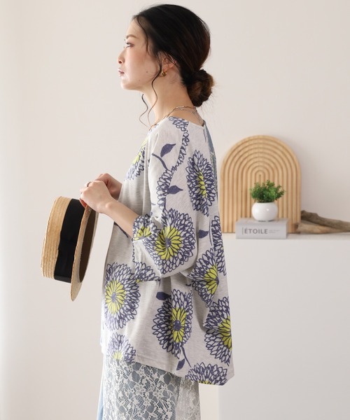 BARNDOOR（バーンドア）の「20天竺ドルマンプルオーバー 26SS（Tシャツ/カットソー・レディース・オートミール・FREE）」の5枚目の写真