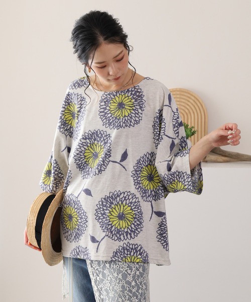 BARNDOOR（バーンドア）の「20天竺ドルマンプルオーバー 26SS（Tシャツ/カットソー・レディース・オートミール・FREE）」の6枚目の写真