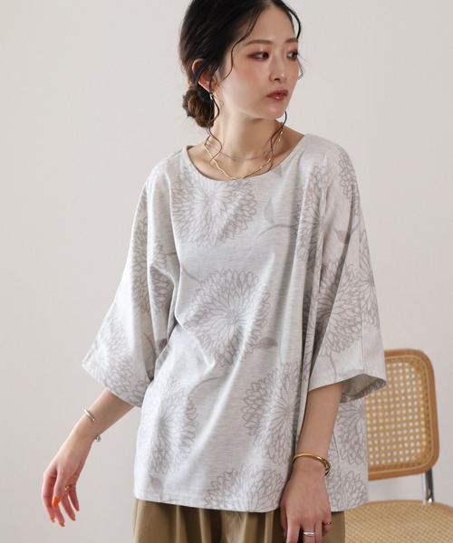 BARNDOOR（バーンドア）の「20天竺ドルマンプルオーバー 26SS（Tシャツ/カットソー・レディース・オートミール・FREE）」の19枚目の写真