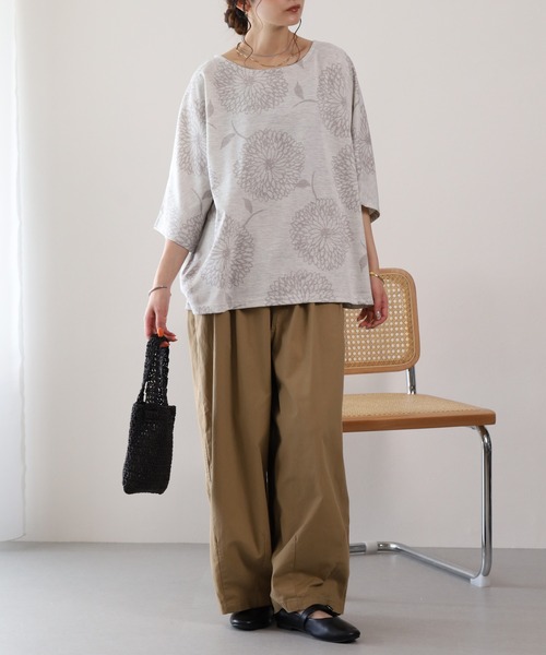 BARNDOOR（バーンドア）の「20天竺ドルマンプルオーバー 26SS（Tシャツ/カットソー・レディース・オートミール・FREE）」の12枚目の写真