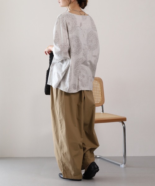 BARNDOOR（バーンドア）の「20天竺ドルマンプルオーバー 26SS（Tシャツ/カットソー・レディース・オートミール・FREE）」の13枚目の写真