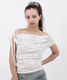 atmos pink | atmos pink Tie Point One Shoulder Tops / アトモスピンク タイ ポイント ワン ショルダー トップス(その他トップス)