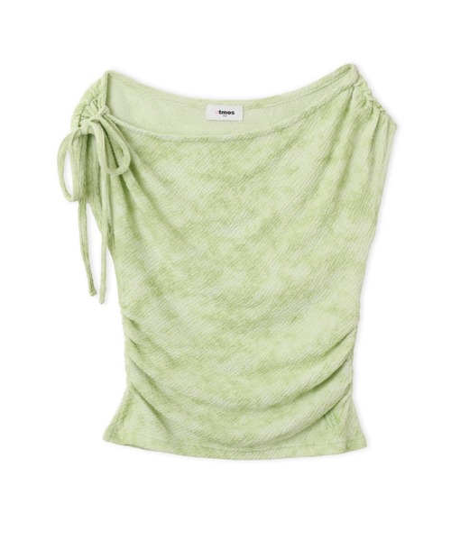 atmos pink（アトモスピンク）の「atmos pink Tie Point One Shoulder Tops / アトモスピンク タイ ポイント ワン ショルダー トップス（その他トップス・レディース・グリーン/ピンク/ホワイト・FREE）」の21枚目の写真