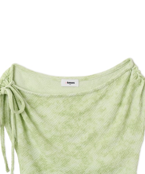 atmos pink（アトモスピンク）の「atmos pink Tie Point One Shoulder Tops / アトモスピンク タイ ポイント ワン ショルダー トップス（その他トップス・レディース・グリーン/ピンク/ホワイト・FREE）」の22枚目の写真