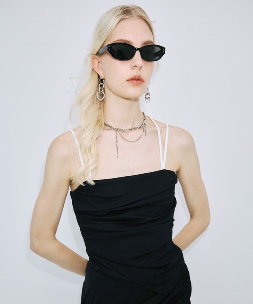 JOSE MOON（ジョゼムーン）の「DRAPE CUT TOPS/ドレープカットトップス（Tシャツ/カットソー・レディース・ブラック・FREE）」の21枚目の写真
