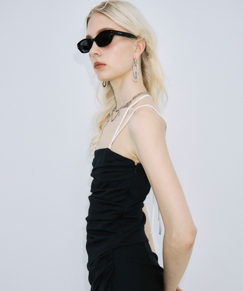 JOSE MOON（ジョゼムーン）の「DRAPE CUT TOPS/ドレープカットトップス（Tシャツ/カットソー・レディース・ブラック・FREE）」の20枚目の写真