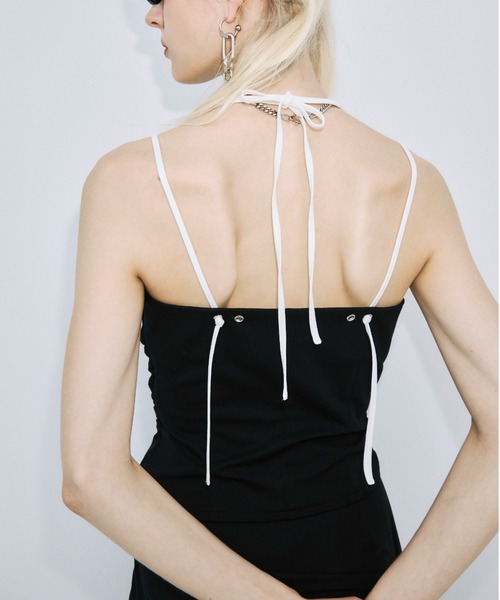 JOSE MOON（ジョゼムーン）の「DRAPE CUT TOPS/ドレープカットトップス（Tシャツ/カットソー・レディース・ブラック・FREE）」の19枚目の写真