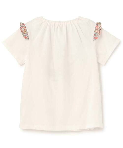 sense of wonder（センスオブワンダー）の「【ハローキティ/マイメロディ】リバティアップリケフリルTシャツ（Tシャツ/カットソー・キッズ・ピンク/オフホワイト・130cm/80ｃｍ/120cm/110cm/100cm/90cm）」の9枚目の写真