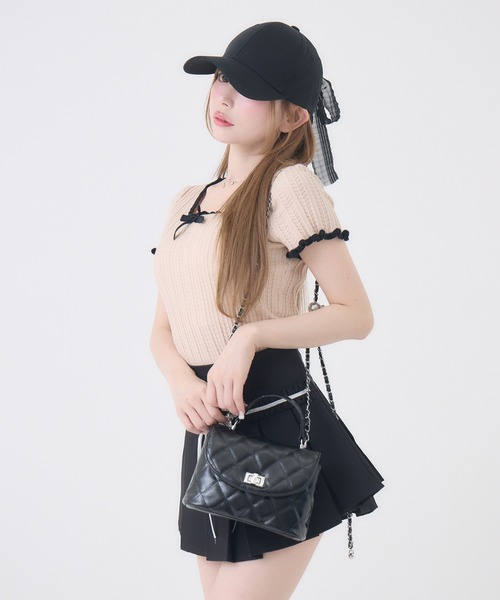Rmine(アールマイン)の「2WAY キルティング ショルダーバッグ(ショルダーバッグ・レディース・ブラック/アイボリー/イエロー/ピンク・FREE)」の17枚目の写真