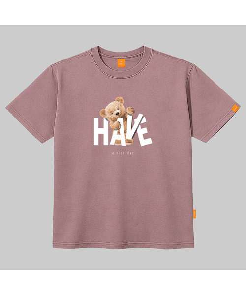 LLAMO(エラモ)の「ナイスベア 半袖Tシャツ 男女共用 ビッグサイズ S 4XL(Tシャツ/カットソー・レディース・ピンク/ダークインディゴブルー/レッド/ブラック・SMALL/X-LARGE/4XL/3XL/LARGE/MEDIUM/2XL)」の4枚目の写真