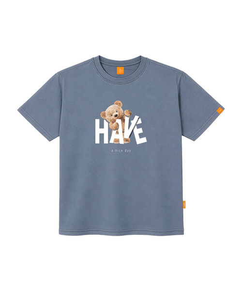 LLAMO(エラモ)の「ナイスベア 半袖Tシャツ 男女共用 ビッグサイズ S 4XL(Tシャツ/カットソー・レディース・ピンク/ダークインディゴブルー/レッド/ブラック・SMALL/X-LARGE/4XL/3XL/LARGE/MEDIUM/2XL)」の6枚目の写真