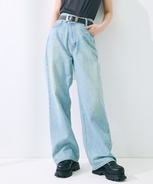 【STUDIOUS/ステュディオス】DOUBLE WAIST DENIM PANTS/美脚デニム/ウォッシャブル