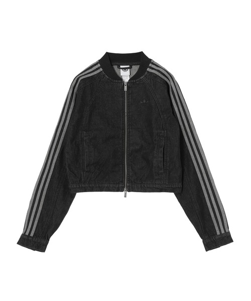 adidas(アディダス)の「SST 2.0 TRACKTOP DENIM KQ6467(ブルゾン・メンズ・ブラック・MEDIUM/LARGE/X-LARGE)」の2枚目の写真