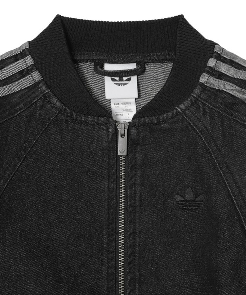 adidas(アディダス)の「SST 2.0 TRACKTOP DENIM KQ6467(ブルゾン・メンズ・ブラック・MEDIUM/LARGE/X-LARGE)」の4枚目の写真