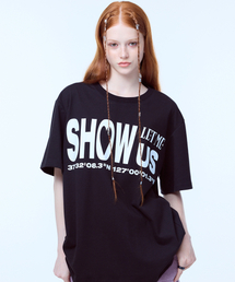 LUVISTRUE（ラヴイズトゥルー）の「SH SHOW US OVERFIT TEE(BLACK)（Tシャツ/カットソー）」