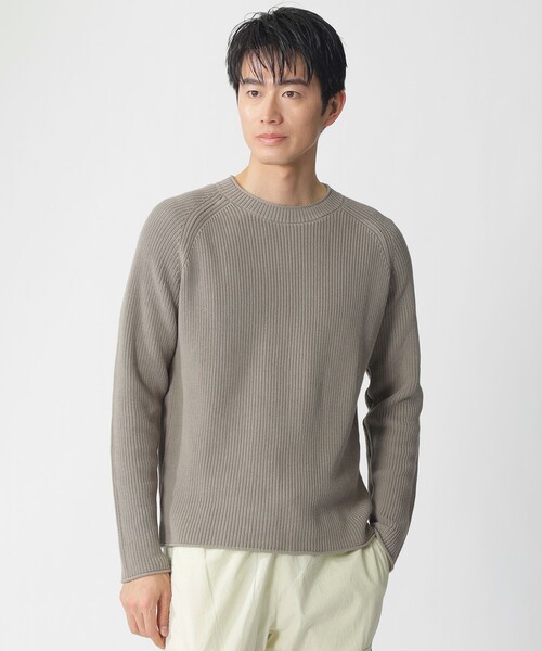 ECOALF(エコアルフ)の「FAURE ニット / FAURE KNIT MAN(ニット/セーター・メンズ・ネイビー/ベージュ系その他4・L/M)」の4枚目の写真