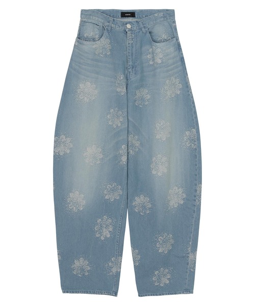 ZUCCa(ズッカ)の「FLOWER JQ DENIM / パンツ(その他パンツ・レディース・ライトブルー/ブラック・M size)」の10枚目の写真