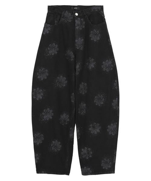 ZUCCa(ズッカ)の「FLOWER JQ DENIM / パンツ(その他パンツ・レディース・ライトブルー/ブラック・M size)」の11枚目の写真