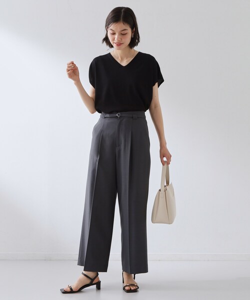 THE SHOP TK (ザ ショップ ティーケー )の「軽い着心地 Vネックニット(ニット/セーター・レディース・ブラック/ダークブラウン/ブルー/ナチュラル/ピンク系その他・99)」の15枚目の写真