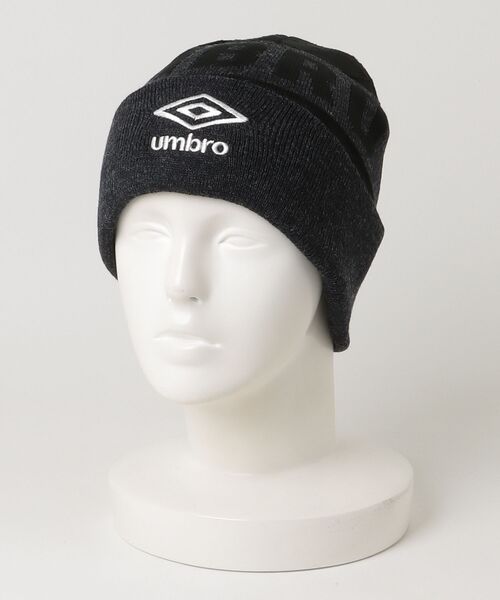 UMBRO（アンブロ）の「【T21】【umbro/アンブロ】BROCADE CUFFED KNIT UMB256（ニットキャップ/ビーニー・メンズ・ブラック・FREE）」の9枚目の写真