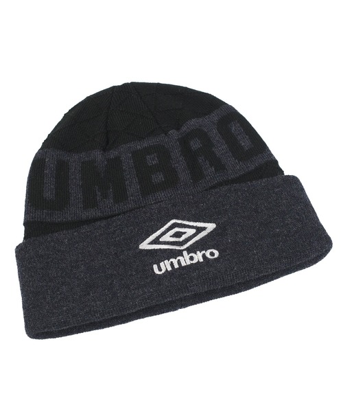 UMBRO（アンブロ）の「【T21】【umbro/アンブロ】BROCADE CUFFED KNIT UMB256（ニットキャップ/ビーニー・メンズ・ブラック・FREE）」の3枚目の写真