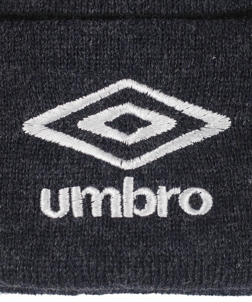 UMBRO（アンブロ）の「【T21】【umbro/アンブロ】BROCADE CUFFED KNIT UMB256（ニットキャップ/ビーニー・メンズ・ブラック・FREE）」の4枚目の写真