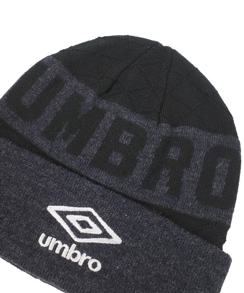 UMBRO（アンブロ）の「【T21】【umbro/アンブロ】BROCADE CUFFED KNIT UMB256（ニットキャップ/ビーニー・メンズ・ブラック・FREE）」の5枚目の写真