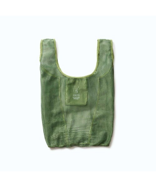 OMCC(オーエムシーシー)の「Shopping Bag Square Mesh S - ショッピングバッグスクエアメッシュ S(エコバッグ/サブバッグ・レディース・ブラック/ブルー系/ブラウン系/マスタード/グリーン/パープル・S)」の4枚目の写真
