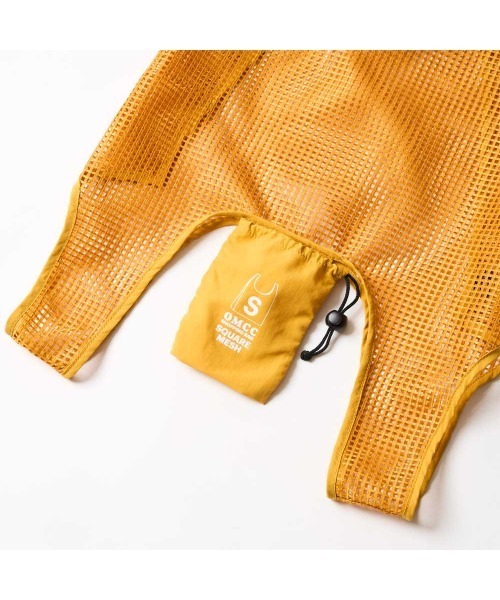 OMCC(オーエムシーシー)の「Shopping Bag Square Mesh S - ショッピングバッグスクエアメッシュ S(エコバッグ/サブバッグ・レディース・ブラック/ブルー系/ブラウン系/マスタード/グリーン/パープル・S)」の9枚目の写真