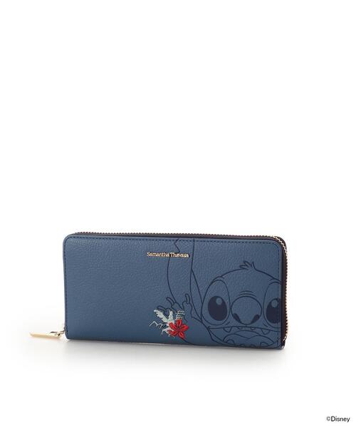 Samantha Thavasa(サマンサタバサ)の「「スティッチ」コレクション 長財布(スティッチ)(財布・レディース・ダルブルー系・FREE)」の2枚目の写真
