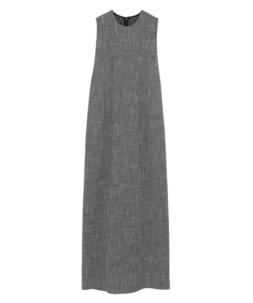 CLANE(クラネ)の「【CLANE/クラネ】BACK SHEER MAXI ONEPIECE/バックシアーマキシワンピース(ワンピース・レディース・ベージュ/マルチ・1/2)」の2枚目の写真