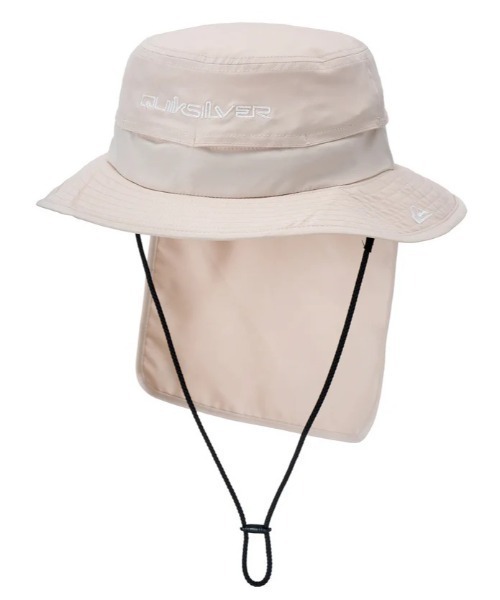 Quiksilver(クイックシルバー)の「QUIKSILVER/クイックシルバー ハット WR UV WATER BEACH HAT 撥水加工 QSA261712(ハット・メンズ・グレー/ブラック/ベージュ・FREE)」の1枚目の写真