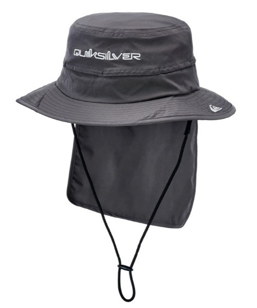 Quiksilver(クイックシルバー)の「QUIKSILVER/クイックシルバー ハット WR UV WATER BEACH HAT 撥水加工 QSA261712(ハット・メンズ・グレー/ブラック/ベージュ・FREE)」の3枚目の写真