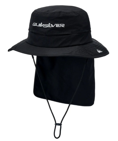 Quiksilver(クイックシルバー)の「QUIKSILVER/クイックシルバー ハット WR UV WATER BEACH HAT 撥水加工 QSA261712(ハット・メンズ・グレー/ブラック/ベージュ・FREE)」の2枚目の写真