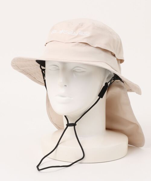 Quiksilver(クイックシルバー)の「QUIKSILVER/クイックシルバー ハット WR UV WATER BEACH HAT 撥水加工 QSA261712(ハット・メンズ・グレー/ブラック/ベージュ・FREE)」の16枚目の写真