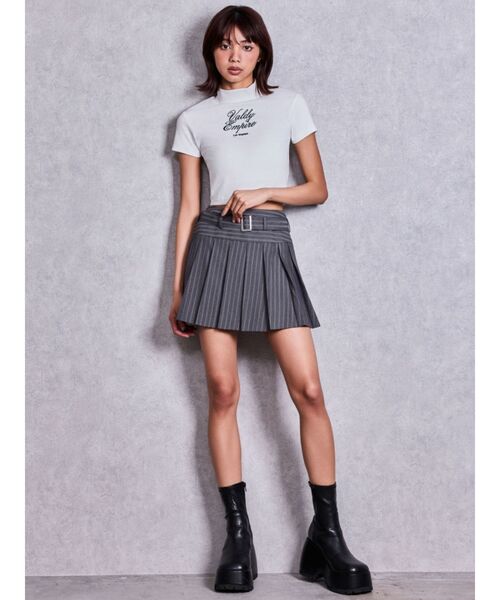 GYDA(ジェイダ)の「Essential platformショートブーツ(ブーツ・レディース・ブラック/オフホワイト・SMALL/MEDIUM/LARGE)」の22枚目の写真