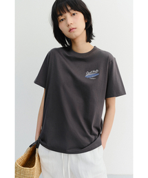 UNISEX SUMMER HOLIDAY SURF BOARD T-SHIRT_UDTS6B133_CHARCOAL GREY